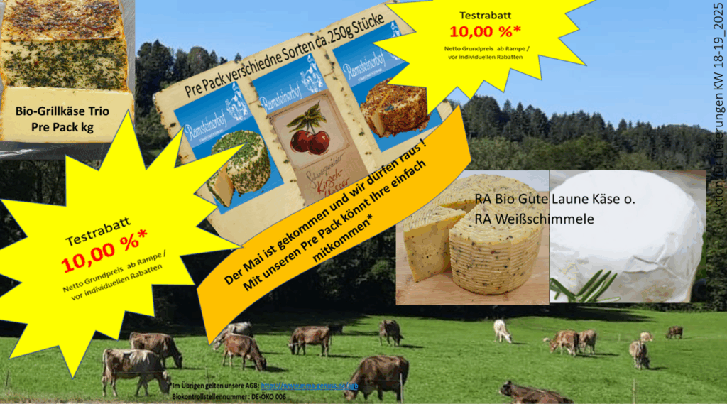 Der Mai ist gekommen und wir dürfen raus! Mit unseren "Pre-Pack" könnt Ihr einfach mitkommen*