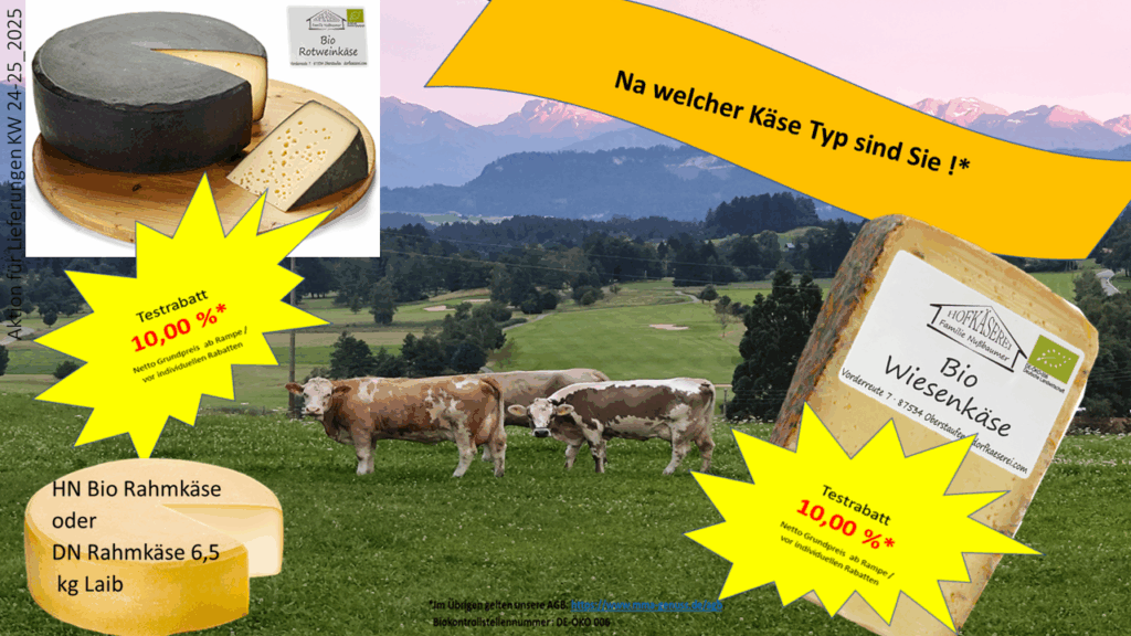 Na welcher Käse Typ sind Sie?*